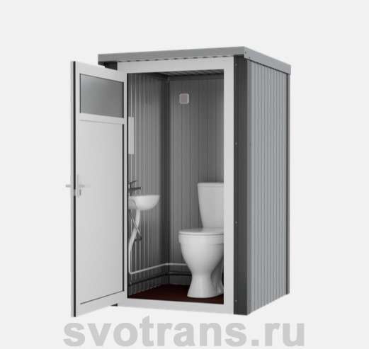 Туалетная кабина утепленная "Комфорт-БМ" с унитазом